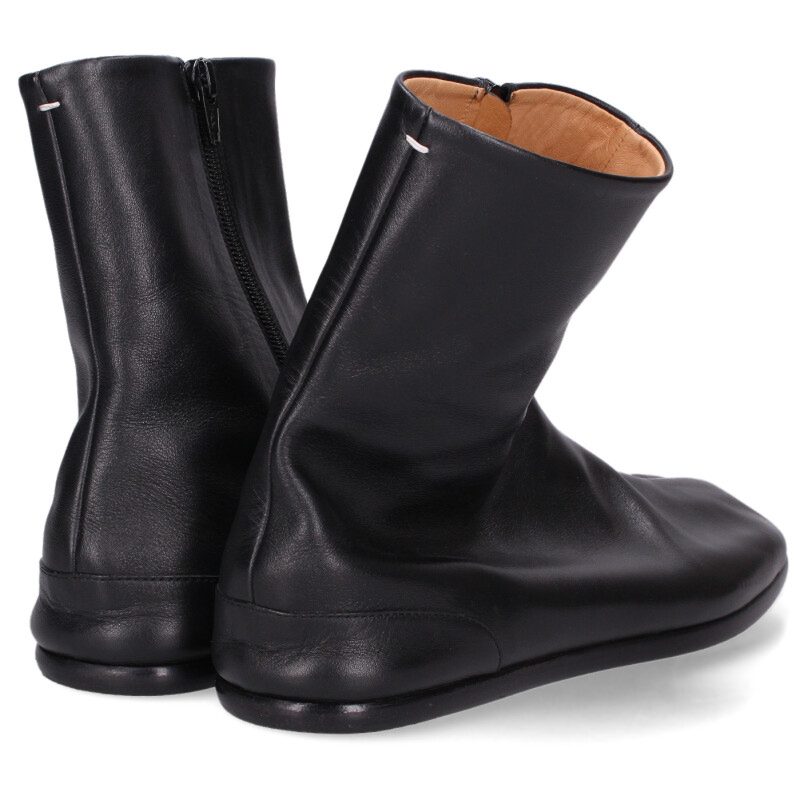 Maison Margiela Tabi Boots Flat Black Size 8.5