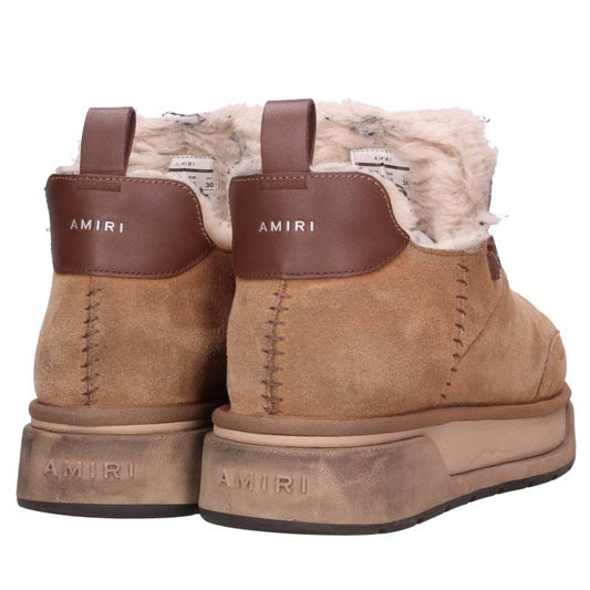 AMIRI Shearling Leather Boots Beige Size 11.5