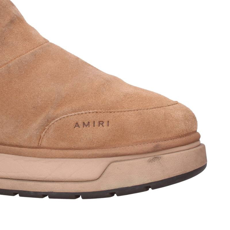 AMIRI Shearling Leather Boots Beige Size 11.5