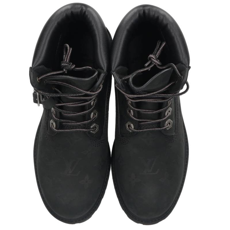 LOUISVUITTON x Timberland Monogram Leather Ankle Size 5.5