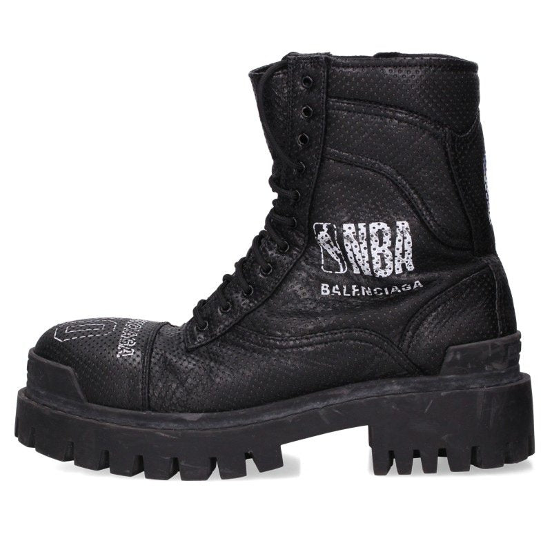 BALENCIAGA NBA Collaboration Combat Boots Black Size EU 41