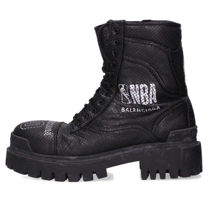 BALENCIAGA NBA Collaboration Combat Boots Black Size EU 41