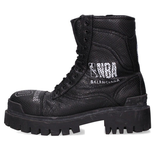 BALENCIAGA NBA Collaboration Combat Boots Black Size EU 41