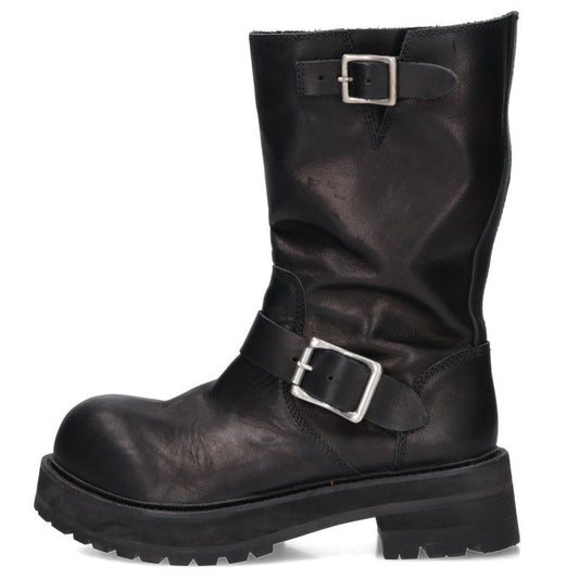 FILTH Nero Gear Leather Engineer Boots Black Size EU 42