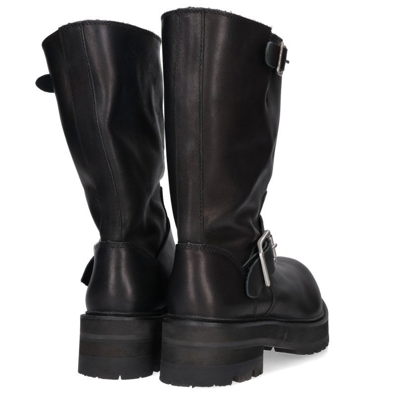FILTH Nero Gear Leather Engineer Boots Black Size EU 42