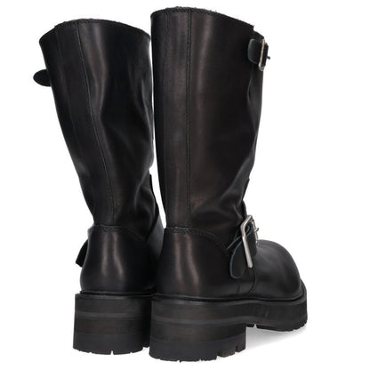 FILTH Nero Gear Leather Engineer Boots Black Size EU 42