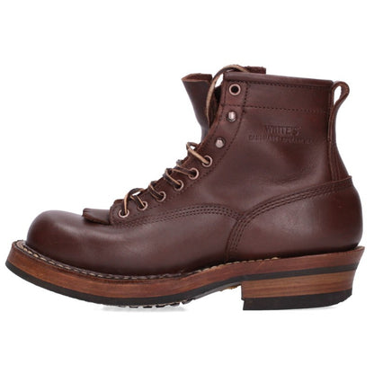 Whties SEMI DRESS 5-inch Lace-Up Boots Brown Size 6.5E