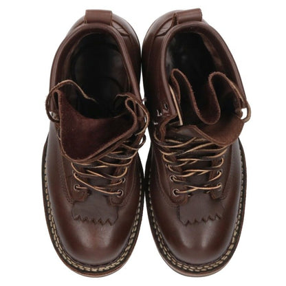 Whties SEMI DRESS 5-inch Lace-Up Boots Brown Size 6.5E