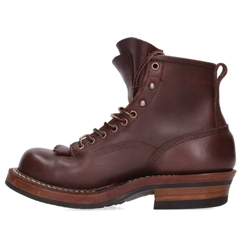 Whties SEMI DRESS 5-inch Lace-Up Boots Brown Size 6.5E