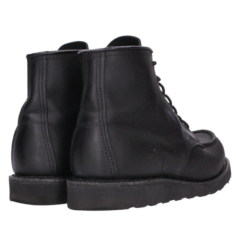 RED WING 6-inch Classic Moc Boots Black Size 26.5cm