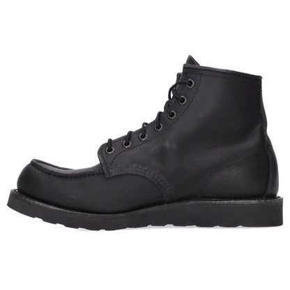 RED WING 6-inch Classic Moc Boots Black Size 26.5cm