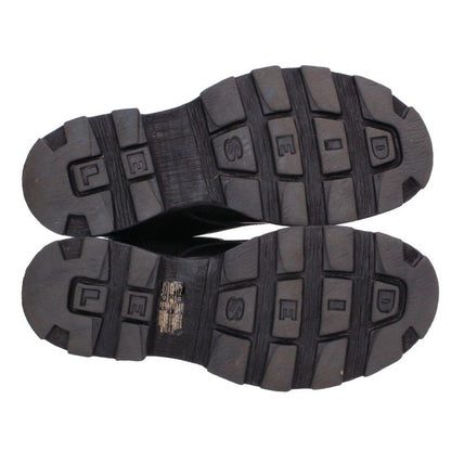 DIESEL Y02994 Leather Boots Black Size 28cm