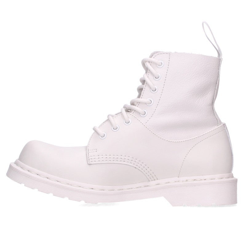 MM6 Dr. Martens 1460 Twist Lace-Up Boots White Size UK8