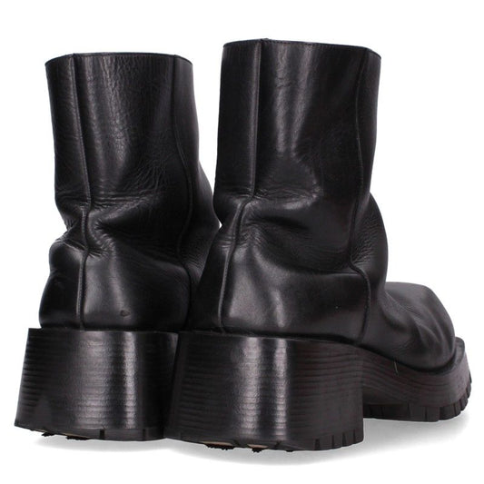BALENCIAGA Trooper Leather High-Top Sneakers Size EU 41