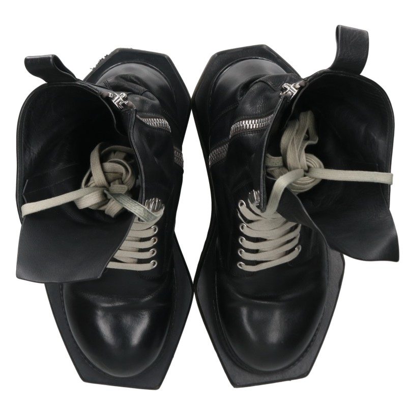 Rick Owens TURBOCYCLOPS Boots Black Size EU 43