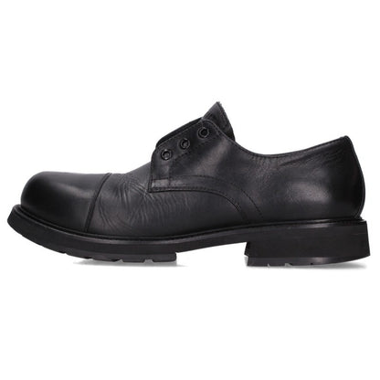 BALENCIAGA Track Derby Leather Boots Black Size EU 42