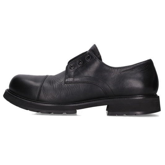 BALENCIAGA Track Derby Leather Boots Black Size EU 42