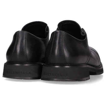 BALENCIAGA Track Derby Leather Boots Black Size EU 42