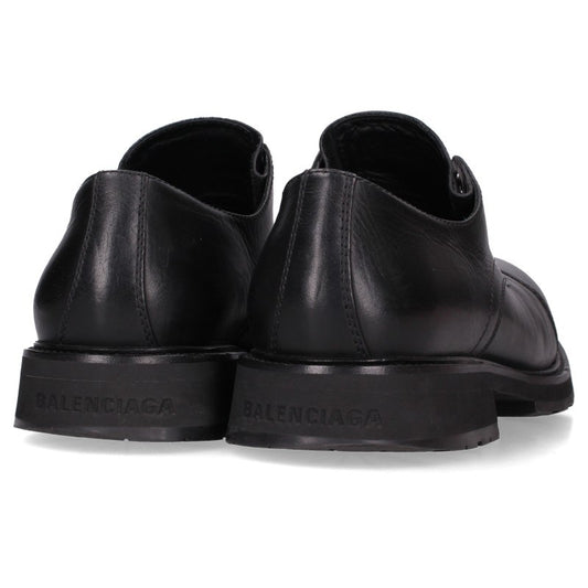 BALENCIAGA Track Derby Leather Boots Black Size EU 42