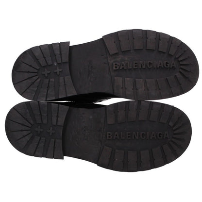 BALENCIAGA Track Derby Leather Boots Black Size EU 42