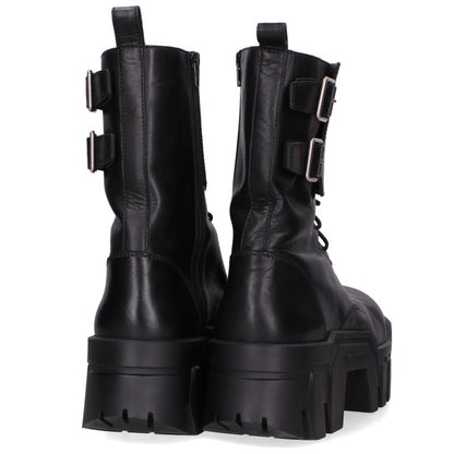 BALENCIAGA BULLDOZER Combat Boots Black Size EU 42