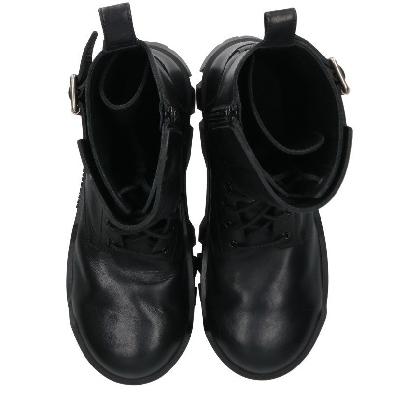 BALENCIAGA BULLDOZER Combat Boots Black Size EU 42