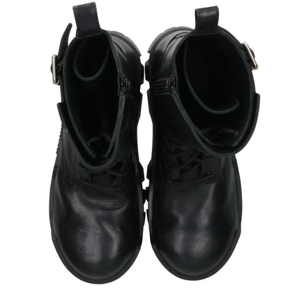 BALENCIAGA BULLDOZER Combat Boots Black Size EU 42