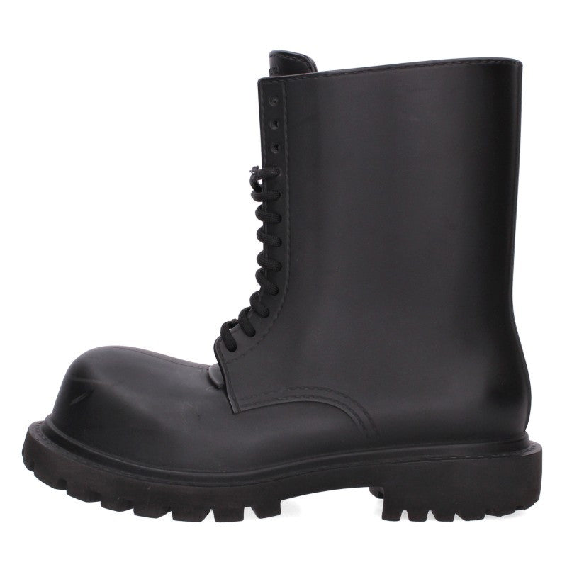 BALENCIAGA STERIOD Lace-Up Boots Black Size EU 43
