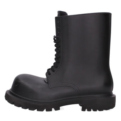 BALENCIAGA STERIOD Lace-Up Boots Black Size EU 43