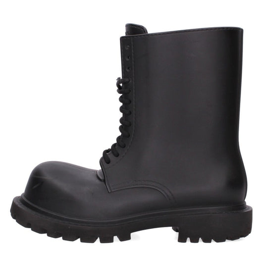 BALENCIAGA STERIOD Lace-Up Boots Black Size EU 43