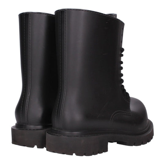 BALENCIAGA STERIOD Lace-Up Boots Black Size EU 43
