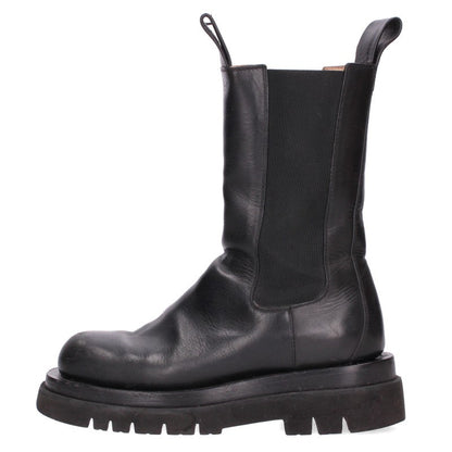 BOTTEGA VENETA LUG Side Gore Chelsea Boots Black Size EU 38
