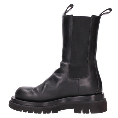 BOTTEGA VENETA LUG Side Gore Chelsea Boots Black Size EU 38
