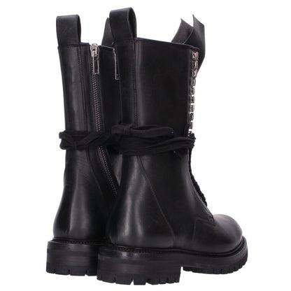 Rick Owens RACEUP ARMY Lace-Up Army Boots Black Size EU 39