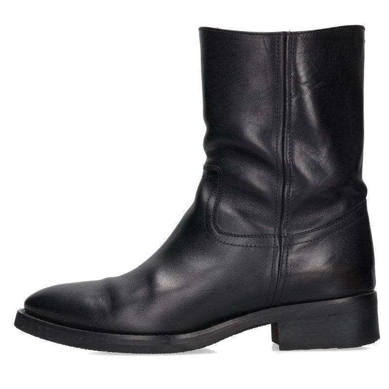 Maison Margiela FW22 Ankle Leather Boots Black Size EU 42