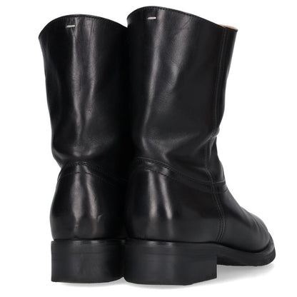 Maison Margiela FW22 Ankle Leather Boots Black Size EU 42