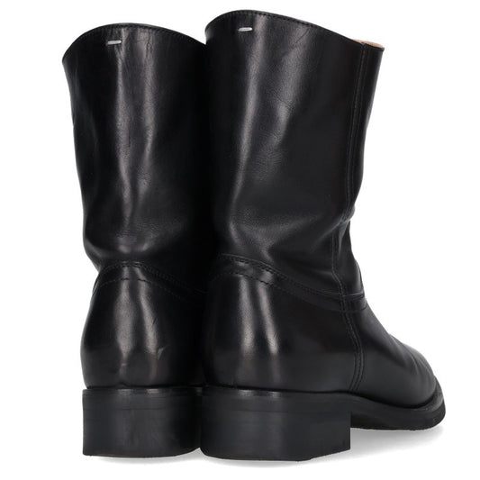 Maison Margiela FW22 Ankle Leather Boots Black Size EU 42