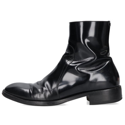 Maison Margiela Side Zip Leather Boots Black Size EU 42