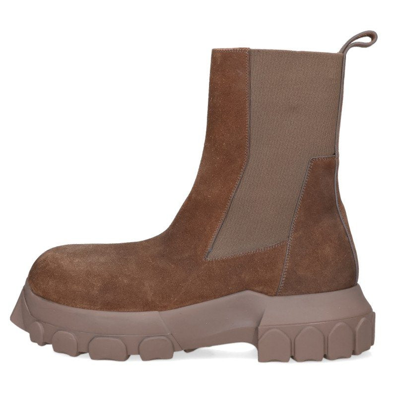 Rick Owens CC Suede Chelsea Boots Brown Size EU 43