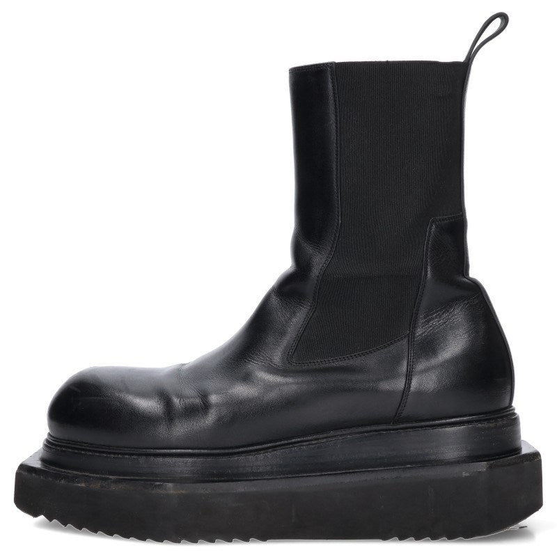Rick Owens BEATLE TURBO CYCLOPS Side Boots Black Size EU 44