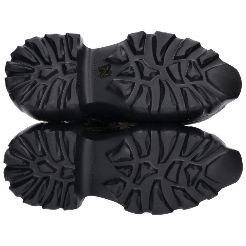 Rick Owens MEGALACED MEGA TRACTOR Leather Boots Size EU 44
