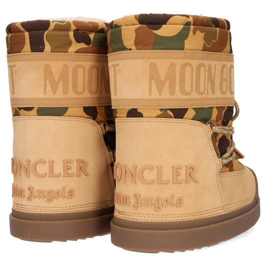 MONCLER MONN Camo Snow Boots Brown Size 43/44