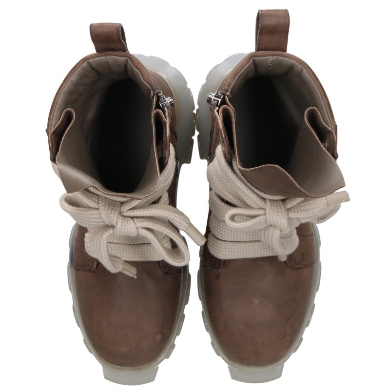Rick Owens JUMBOLACED BOZO TRACTOR Boots Size EU 41