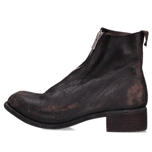 GUIDI Coated Horse Full Grain Leather Boots Black Size EU 42