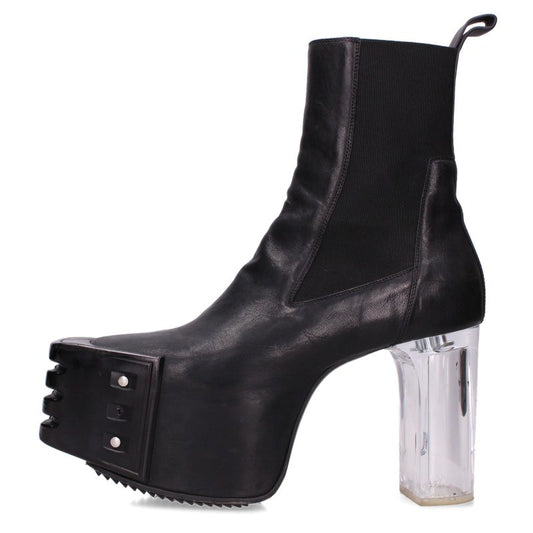 Rick Owens GRILLED KISS Black/Clear Boots Size EU 42