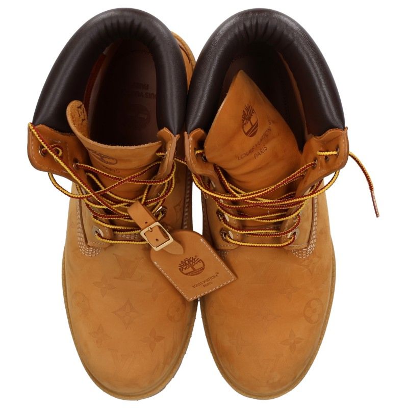 LOUISVUITTON x Timberland Nubuck Ankle Boots Size 9.5