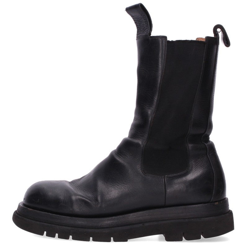 BOTTEGA VENETA Black Lug Side Gore Boots Size EU 41