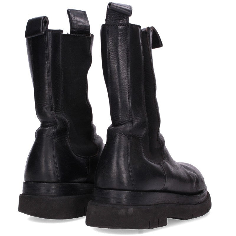BOTTEGA VENETA Black Lug Side Gore Boots Size EU 41