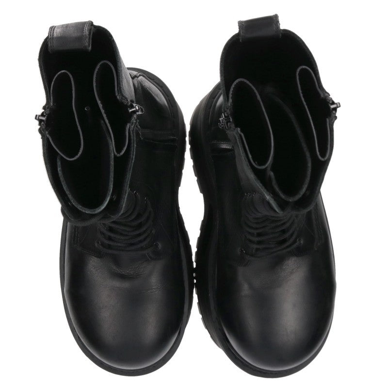 BALENCIAGA Giant High Leather Boots Black Size EU 42