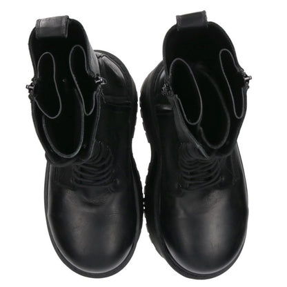 BALENCIAGA Giant High Leather Boots Black Size EU 42